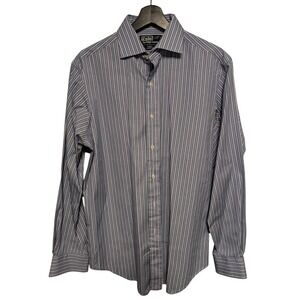 Polo Ralph Lauren Regent Classic Fit Button Down Shirt Mens - Blue Stripe 15.5